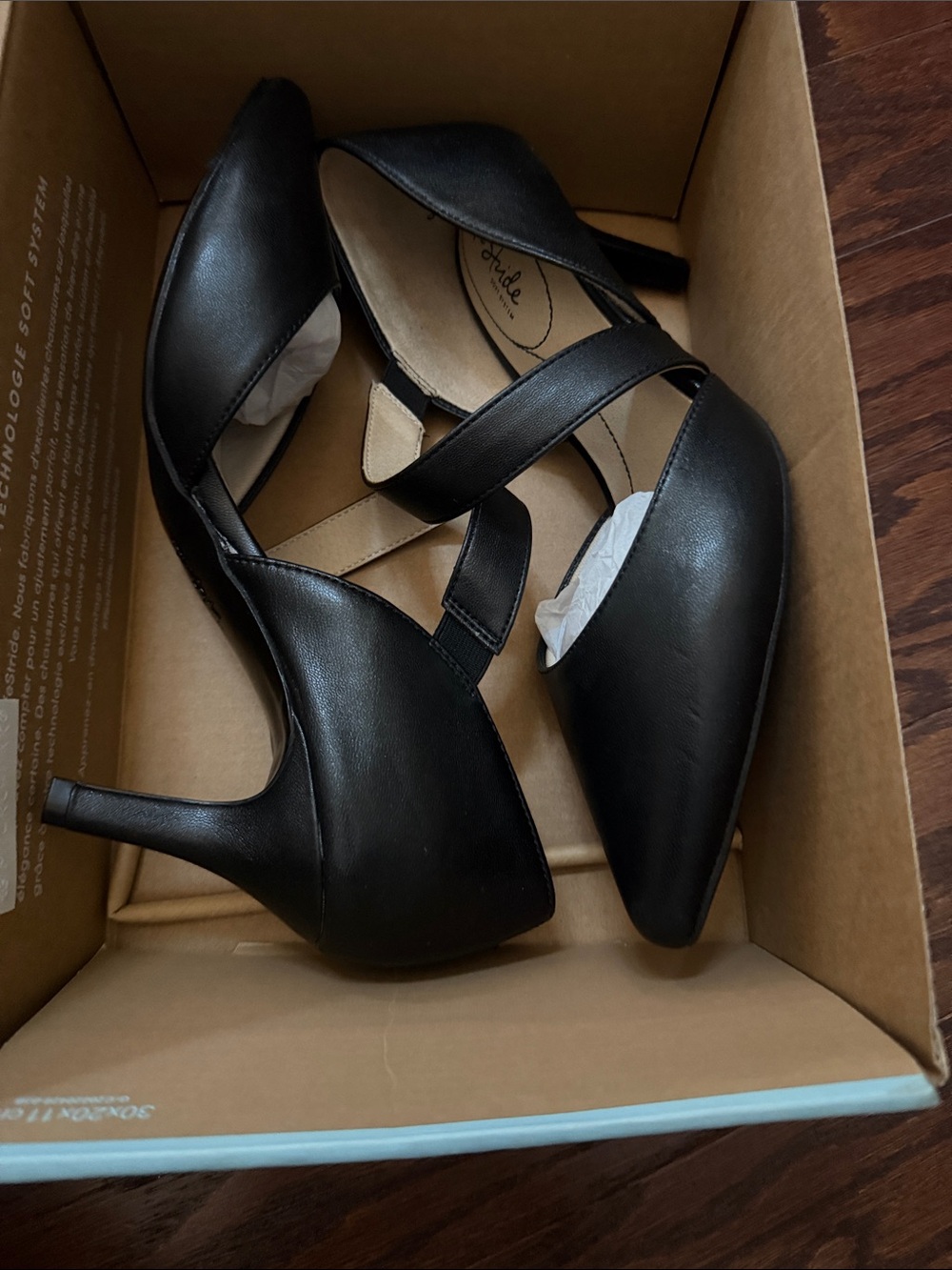 Life Stride Suki Pump Black Pointed Toe Size US 8.5